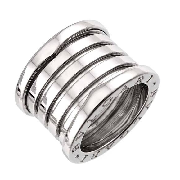 BVLGARI Jewelry - Bulgari BVLGARI B-ZERO1 5-band ring #49 18K WG White Gold 750